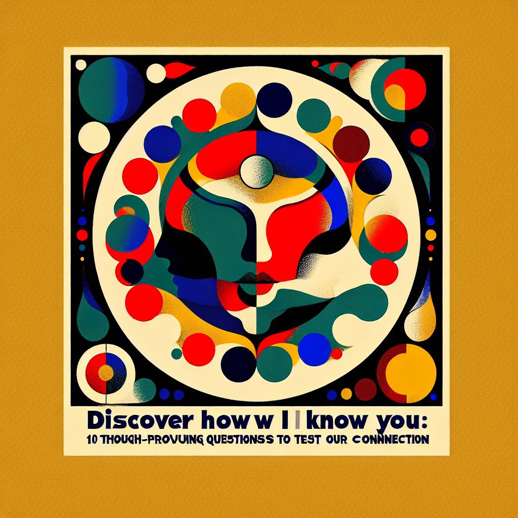 Discover How Well I Know You: 10 Thought-Provoking Questions to Test Our Connection