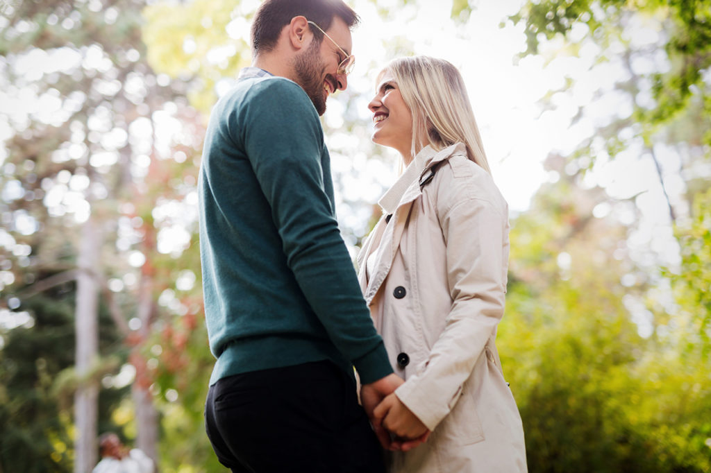 Mastering Healthy Relationship Boundaries: Empower Your Connection with Essential Tips - Happy couple in love spending time together in park